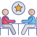 Star Feedback Business Meeting Meeting Icon