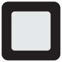 Button Geometric Square Icon
