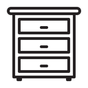 Cabinet Furniture Drawer Icon