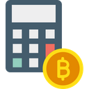 Calculation Bitcoin Bitcoin Calculator Icon