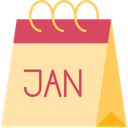 Calendar January Time Icon