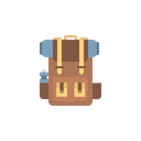 Camping Backpack Travel Icon
