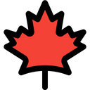 Canadian Maple Leaf Technology Logo Social Media Logo Icon
