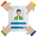 Candidate Selection Recruitment Human Resource Icon