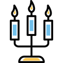Candle Illumination Lamp Icon