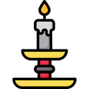 Candlestick Candle Fire Icon