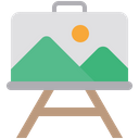 Artboard Canvas Painting Tool Icon