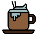 Cappuccino Coffee Cup Icon