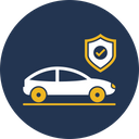 Car Insurance Shield Automated Automobile Icon