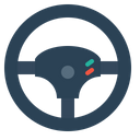 Car Steyring Wheel Icon