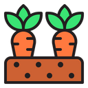 Carrots Spring Season Icon