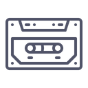 Cassette Music Audio Icon