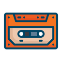 Cassette Music Audio Icon