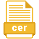 Cer File Icon