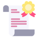 Certificate Education Contract Icon