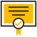 Diploma Approved Accept Icon