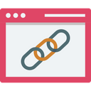Chain Link Hyperlink Web Connection Icon