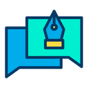 Chat Pen Icon