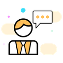 Talking Chating Communication Icon