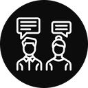 Office Chatting Communication Icon