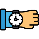 Checking Time Wrist Watch Checking Watch Icon