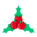 Cherry Christmas Xmas Icon