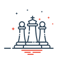 Chess, King, Game, Gambit, Pawn, Battle, Checkmate Icon