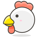 Chicken Bird Face Icon