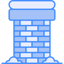 Chimney Rooftop Snow Icon