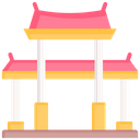 China Gate Chinese Icon