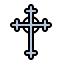 Christian Religion Cross Icon