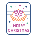 Christmas Greetings Card Icon