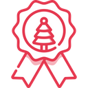 Christmas Badge Icon