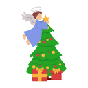 Christmas fairy Icon