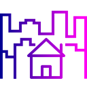 City Residential Home Icon