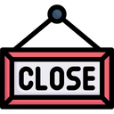 Close Sign Close Board Close Tag Icon