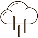 Cloud Rainy Weather Icon