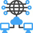 Network Data Analysis Icon