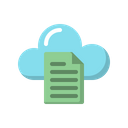 File Cloud Computing Icon