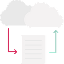 Cloud Files Cloud Data Icon