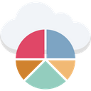 Cloud Infographic Infographic Library Online Graphs Icon