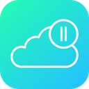 Cloud Media Video Icon