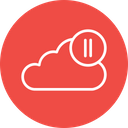 Cloud Media Video Icon