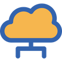 Cloud Networking Cloud Data Icon