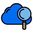 Cloud Data Work Icon