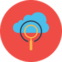 Cloud, Server, Data, Optimization, Seo, Web, Search Icon