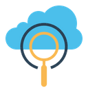 Cloud, Server, Data, Optimization, Seo, Web, Search Icon