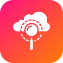 Cloud, Server, Data, Optimization, Seo, Web, Search Icon