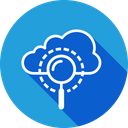 Cloud, Server, Data, Optimization, Seo, Web, Search Icon