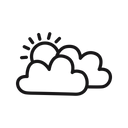 Cloud Warm Weather Icon